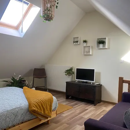 לינה וארוחת בוקר Les Volets Bleus